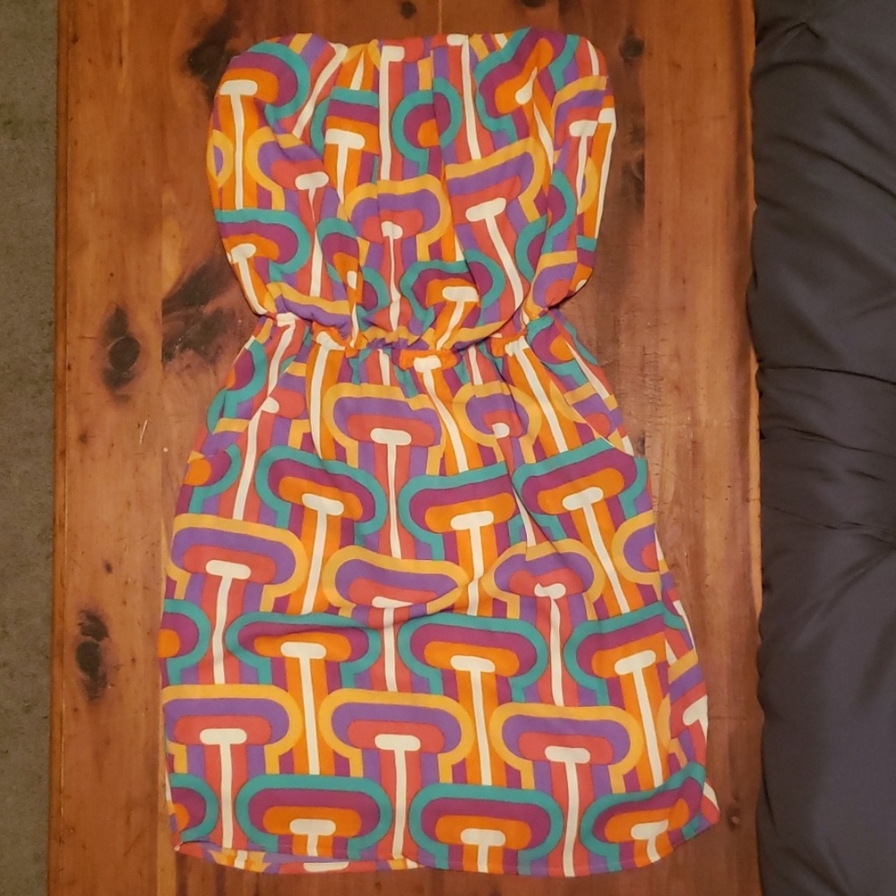 Strapless boutique dress